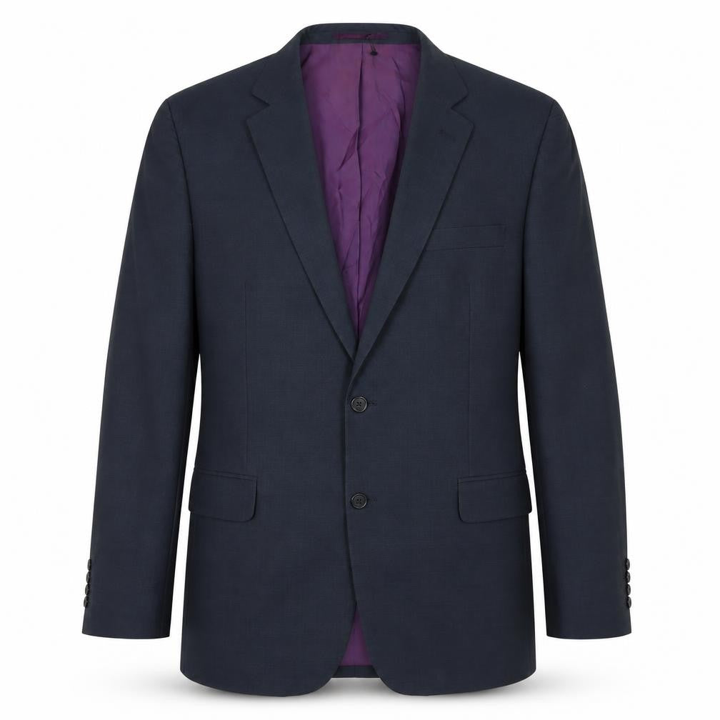 Mens 40 Chest Regular Paul Costelloe Black Two-Button Blazer