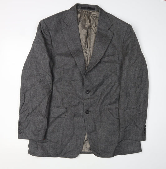 Marks and Spencer Men's Grey Wool Blazer 42R