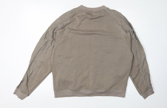 Massimo Dutti Women's Brown Pullover Sweatshirt, Size M