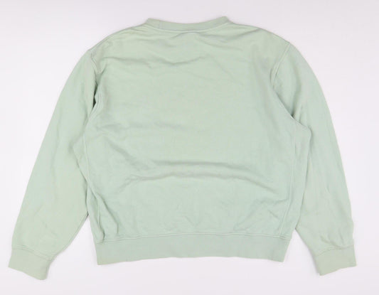 Nike Unisex Green Sweatshirt M - Logo Pullover