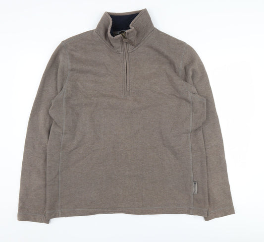 Mountain Warehouse Men's Brown Pullover Sweatshirt M