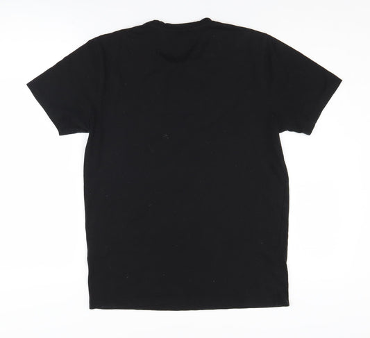 Reiss Unisex Black Crew Neck T-Shirt, Size S, Casual