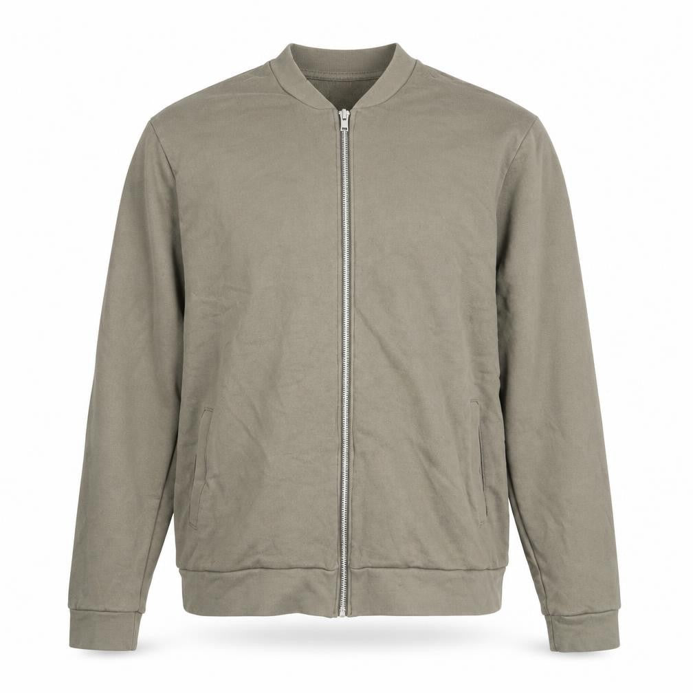 Front view of Asos Men’s Green Full Zip Sweatshirt L