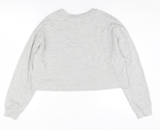 MNG Women’s Grey Pullover Sweatshirt Size 12