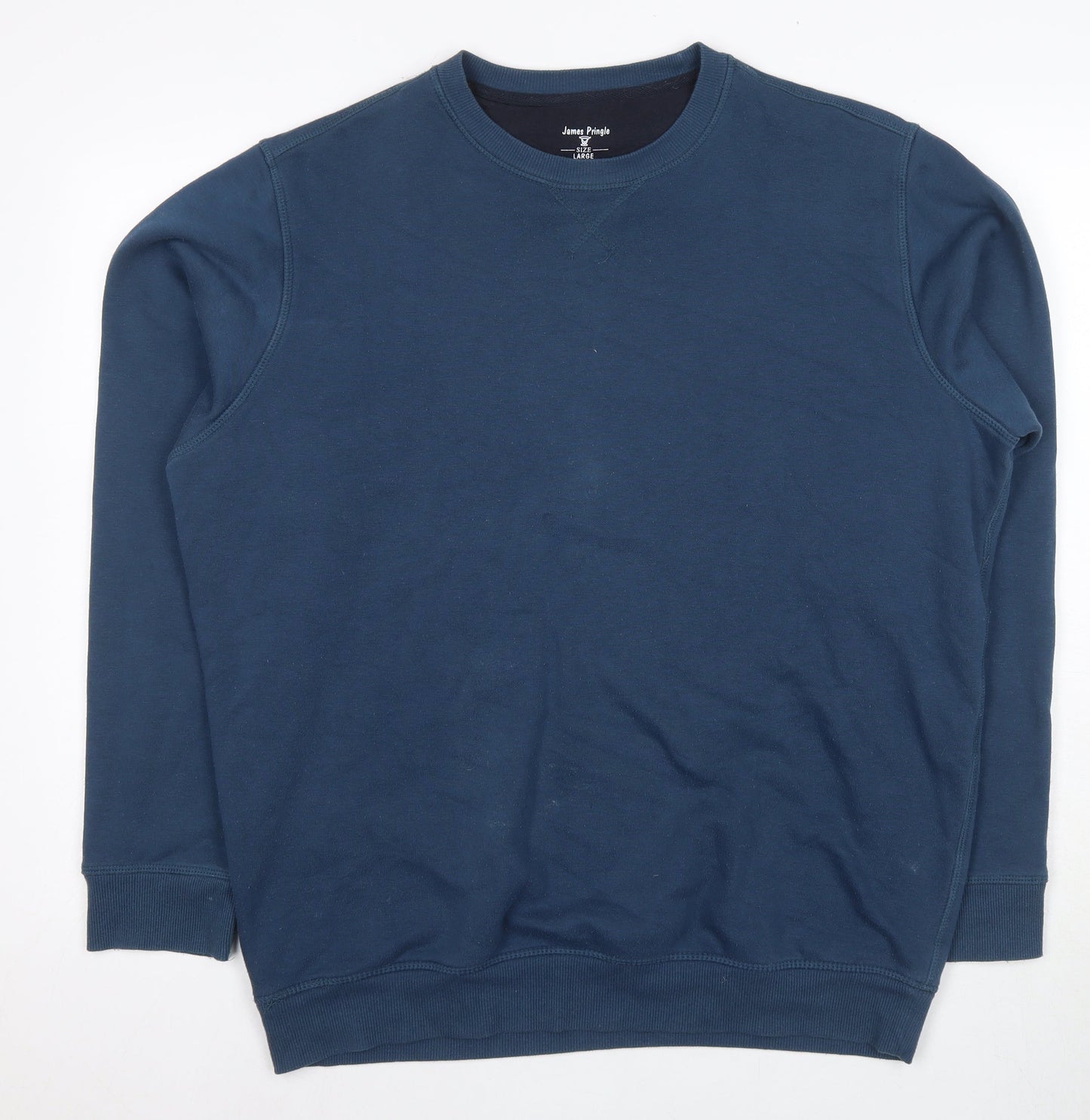 James Pringle Men's Blue Pullover Sweatshirt Large