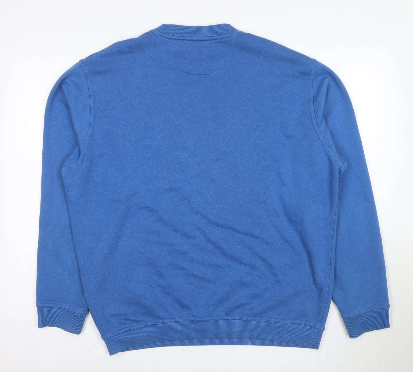 James Pringle Men's Blue Crew Neck Sweatshirt L