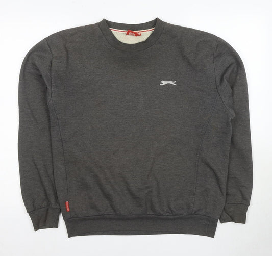 Slazenger Men’s Grey Pullover Sweatshirt, Size M