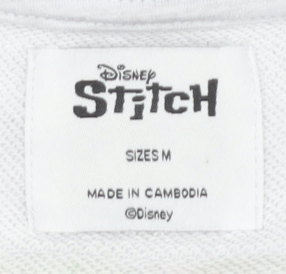 Disney Women’s Grey Stitch Pullover Sweatshirt M