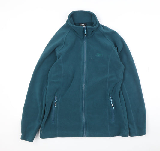 Trespass Women's Blue Fleece Mid-Length Jacket M