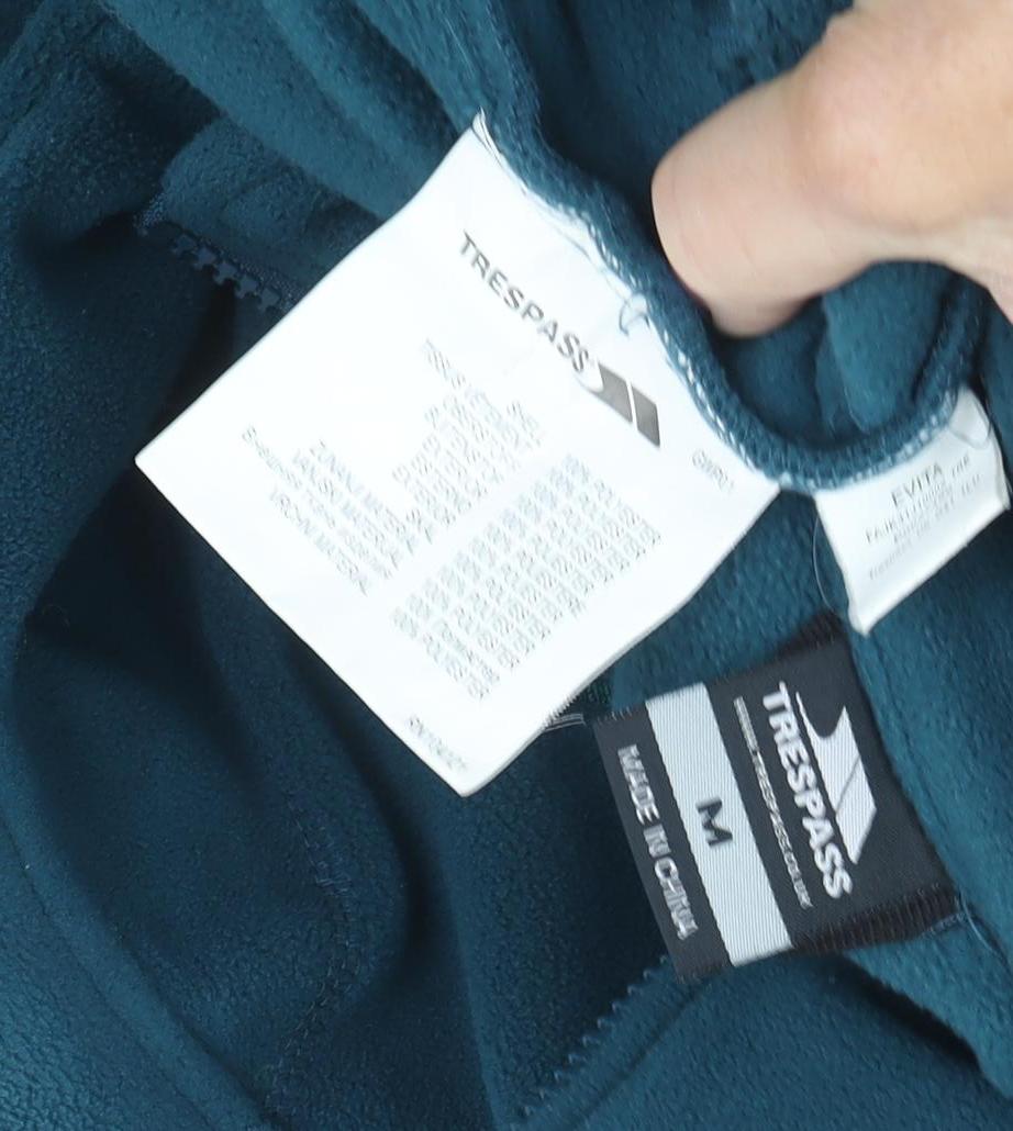 Trespass Women's Blue Fleece Mid-Length Jacket M
