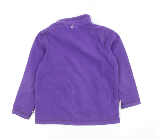 TOG 24 Girls Purple Fleece Jacket 5-6 Years