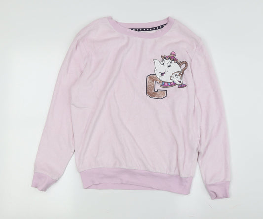 Disney Women’s Pink XS Pullover Sweatshirt