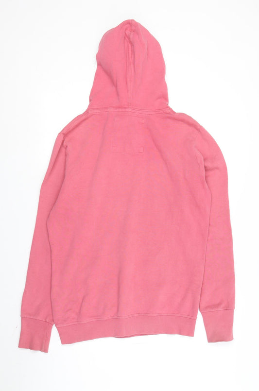Superdry Women's Pink Pullover Hoodie - Size L