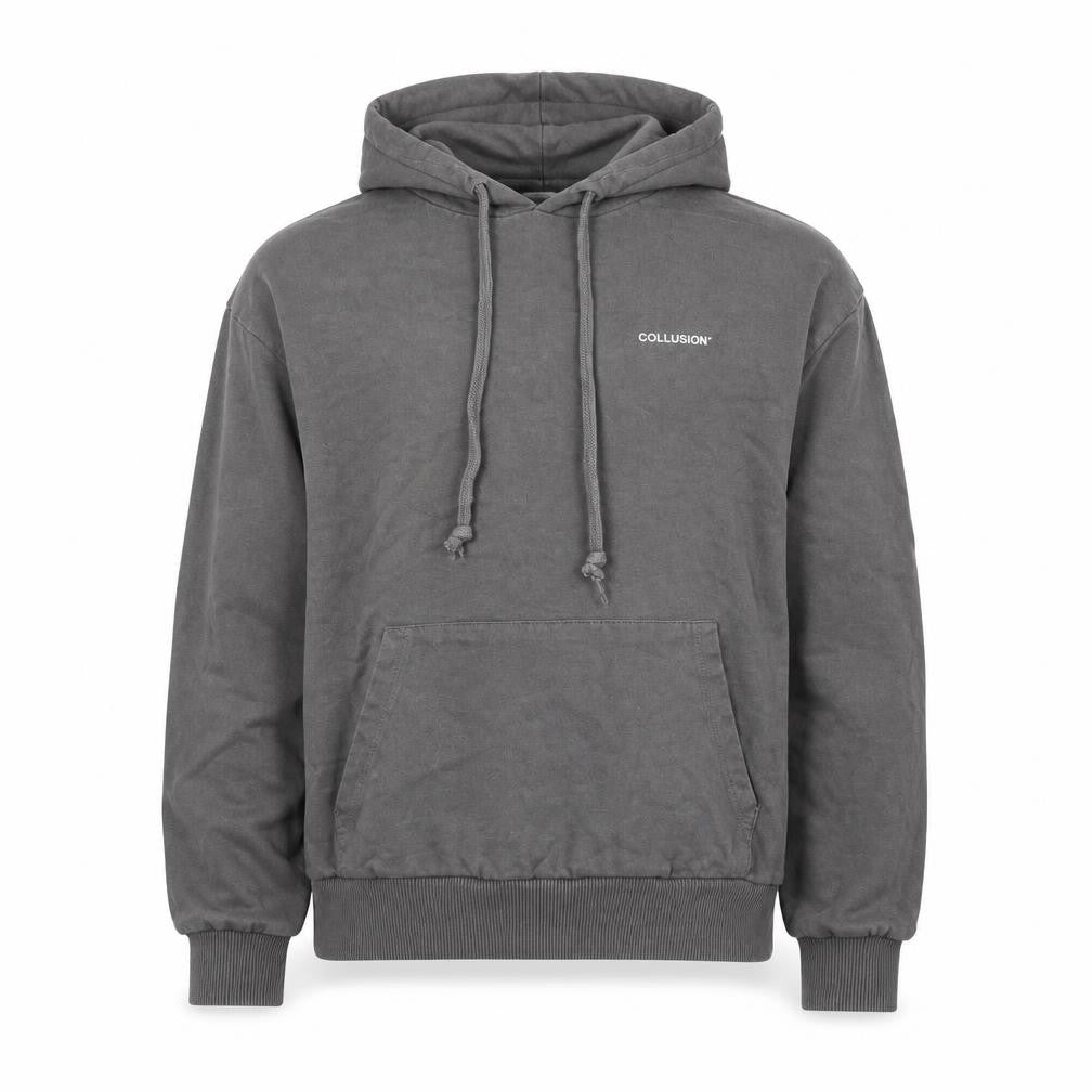 Collusion Mens Grey Pullover Hoodie M
