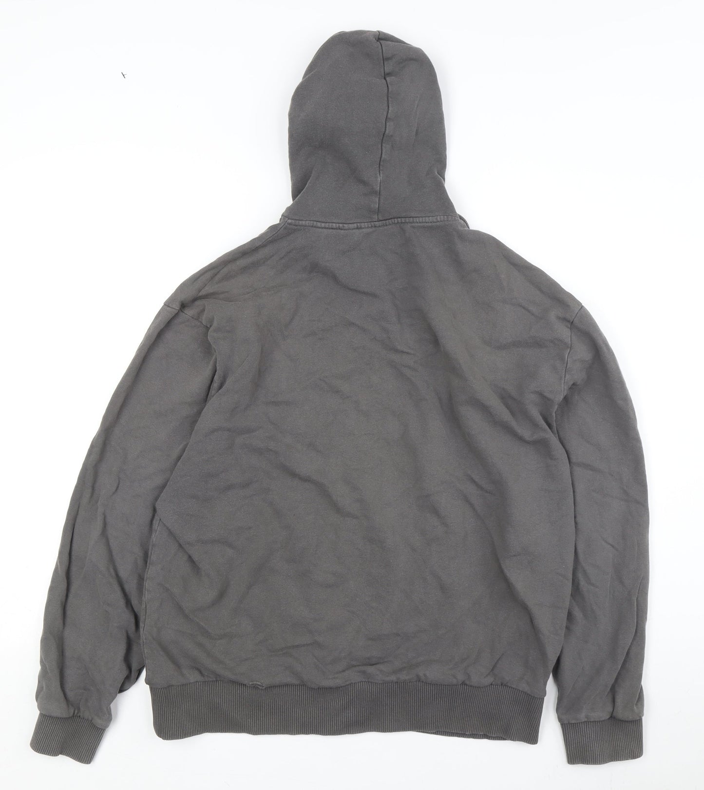Collusion Grey Unisex Pullover Hoodie M