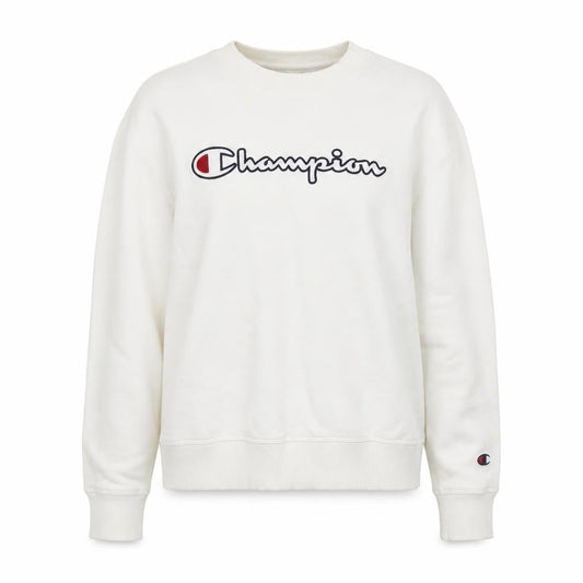 Unisex Adults UK S Regular Champion White Pullover Sweatshirt
