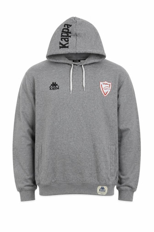Mens UK XL Regular Kappa Grey Pullover Hoodie