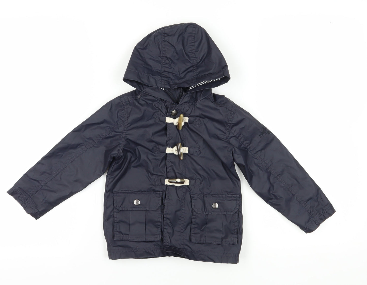 Junior J Boys Blue 2-3 Years Duffle Coat