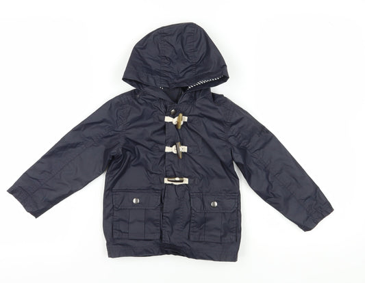 Junior J Boys Blue 2-3 Years Duffle Coat