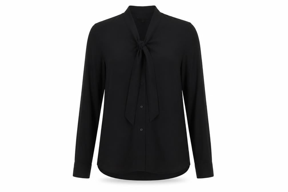 INES DE LA FRESSANGE Womens Black Viscose Blouse XS