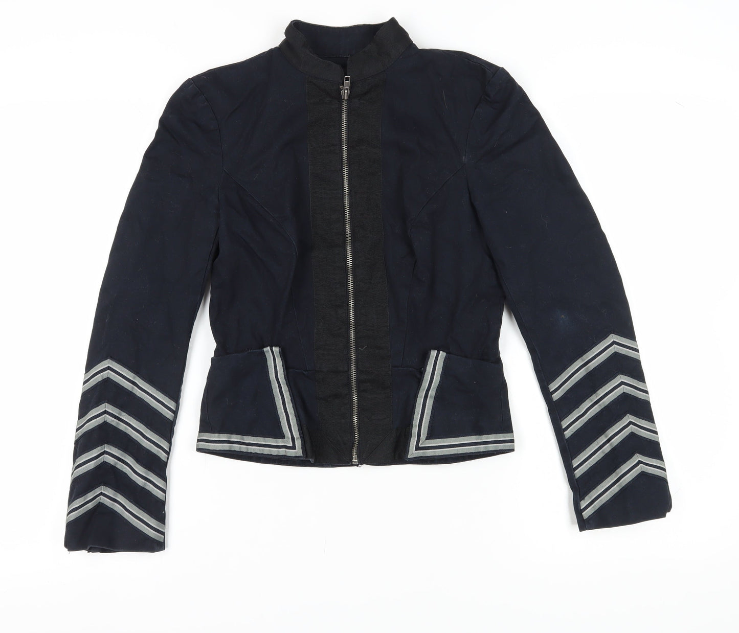 Warehouse Women's Black Short Slim Jacket Size 8