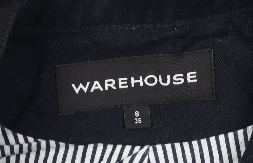 Warehouse Women's Black Short Slim Jacket Size 8