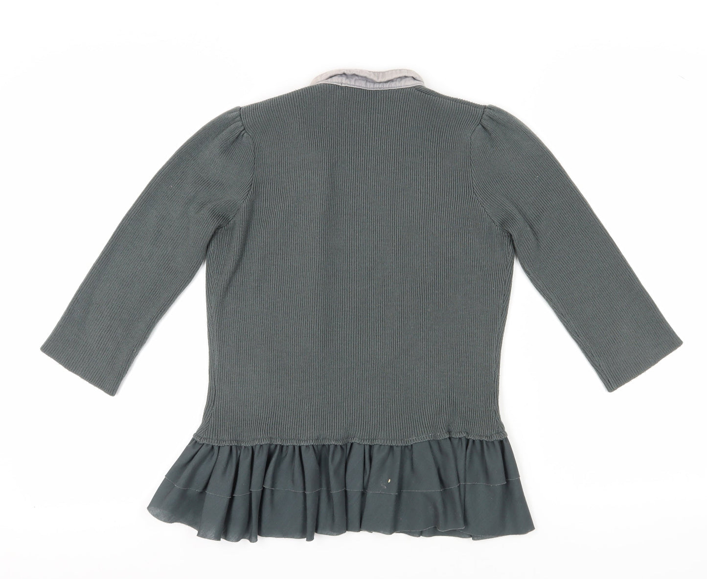 ASOS Women's Green Cardigan, Size 8, Button Accent