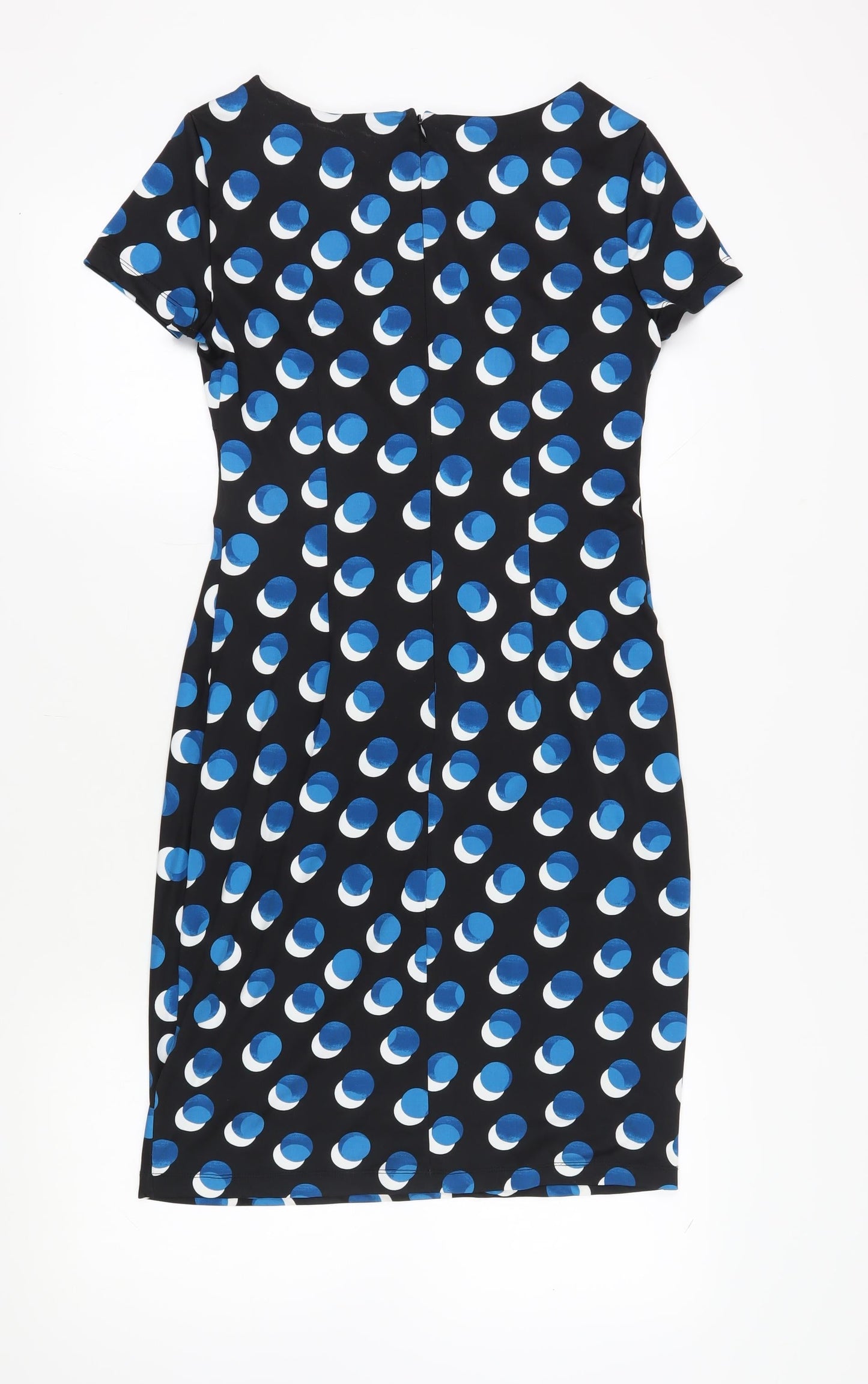 Adrianna Papell Women's Black Polka Dot Sheath 10