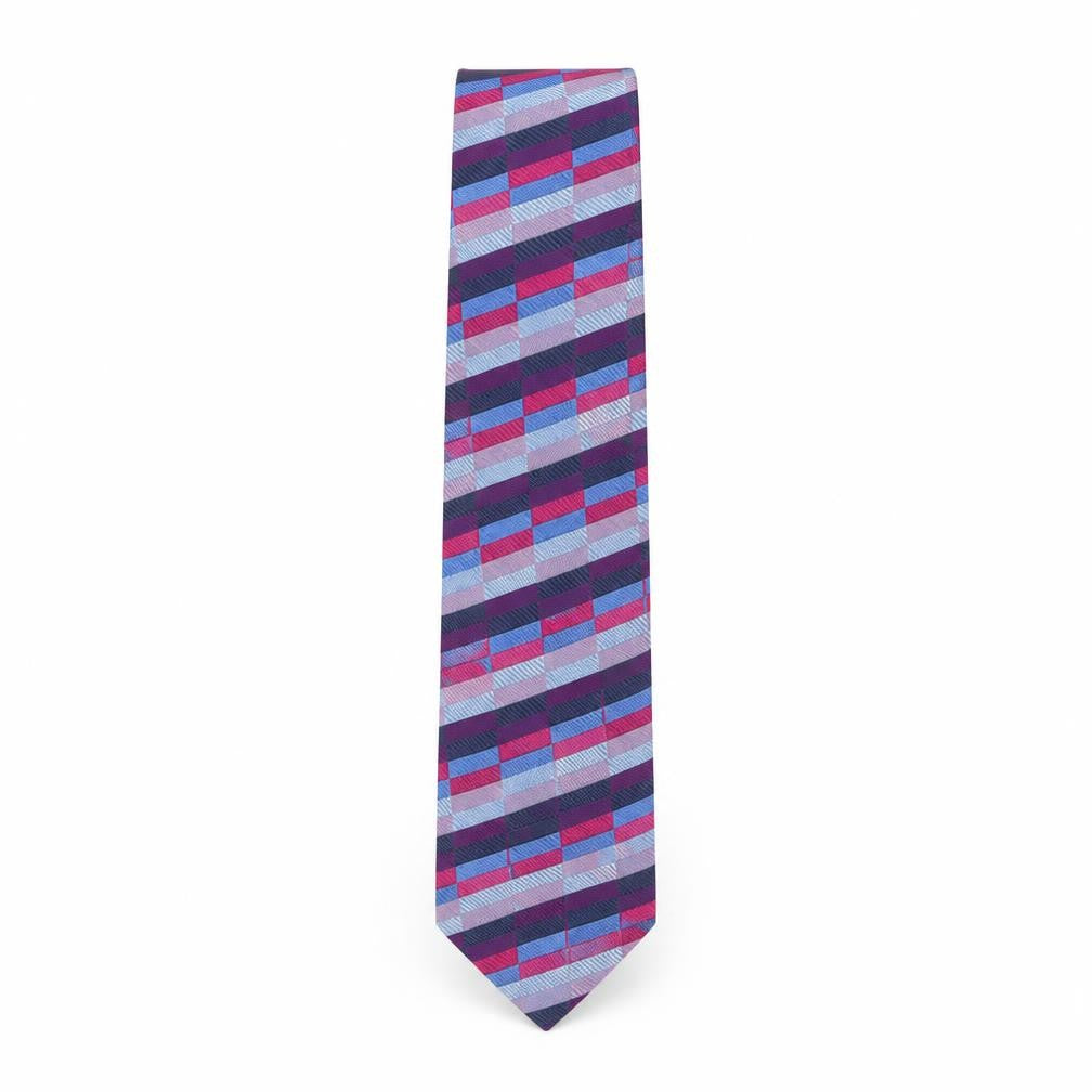 Austin Reed Multicoloured Silk Plaid Men's Tie One Size