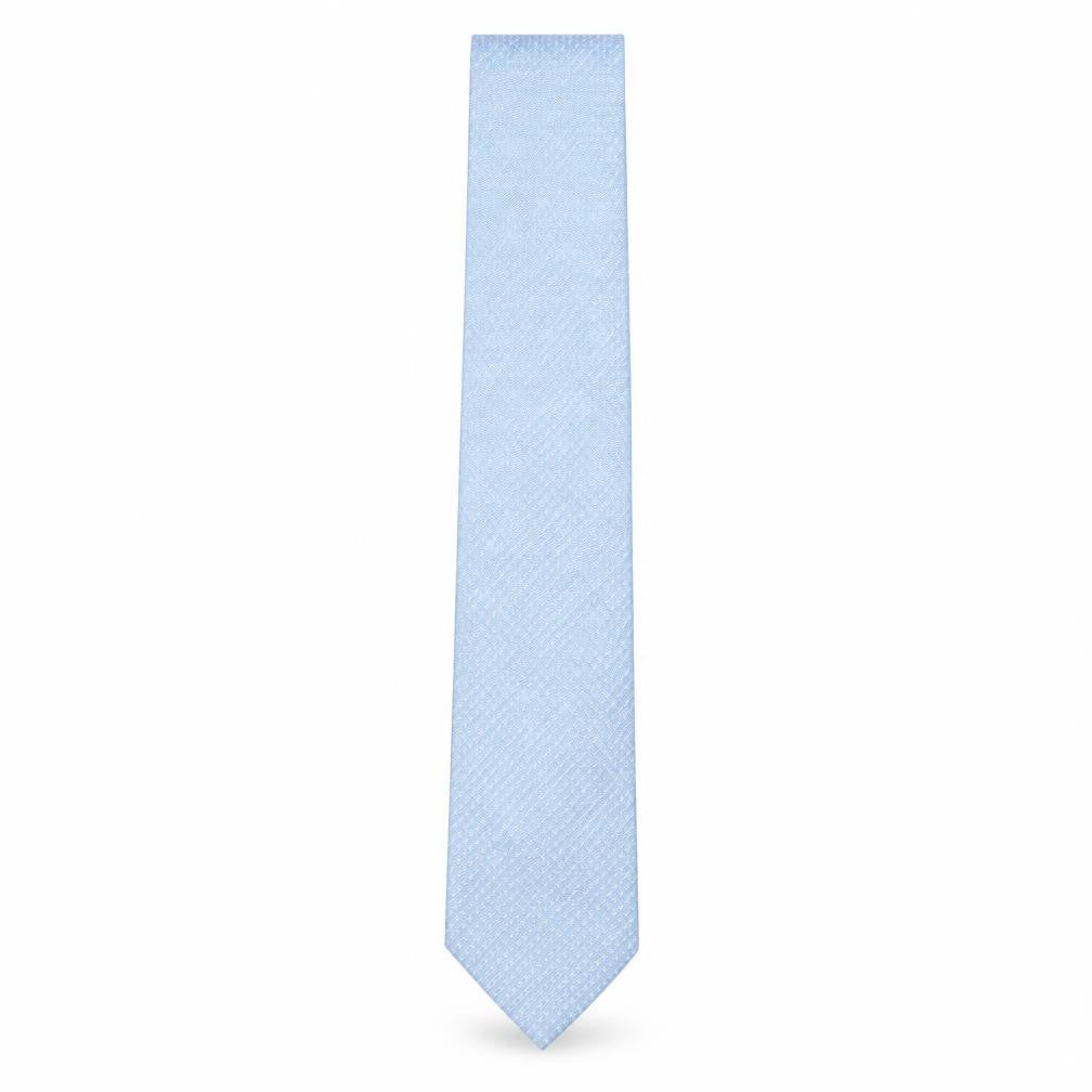 Havana Men's Blue Geometric Silk Tie, One Size