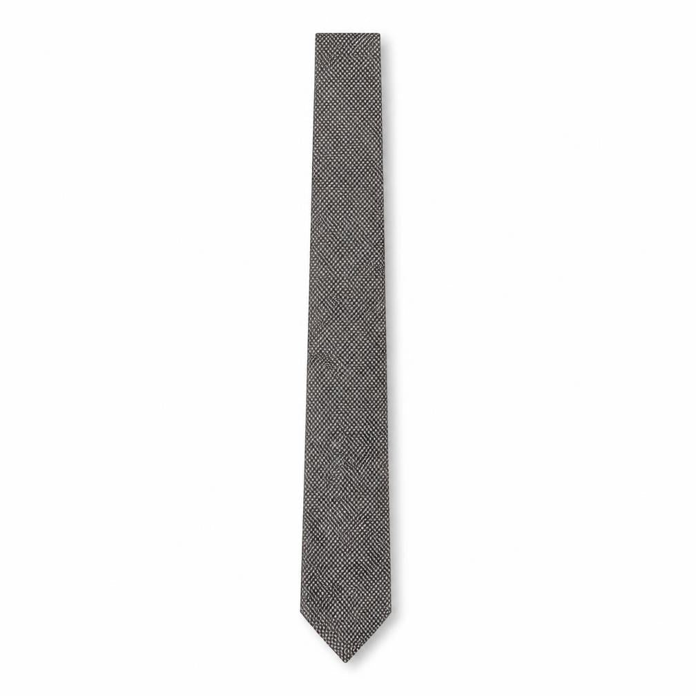 Blazer Men's Grey Slim Silk Geometric Tie