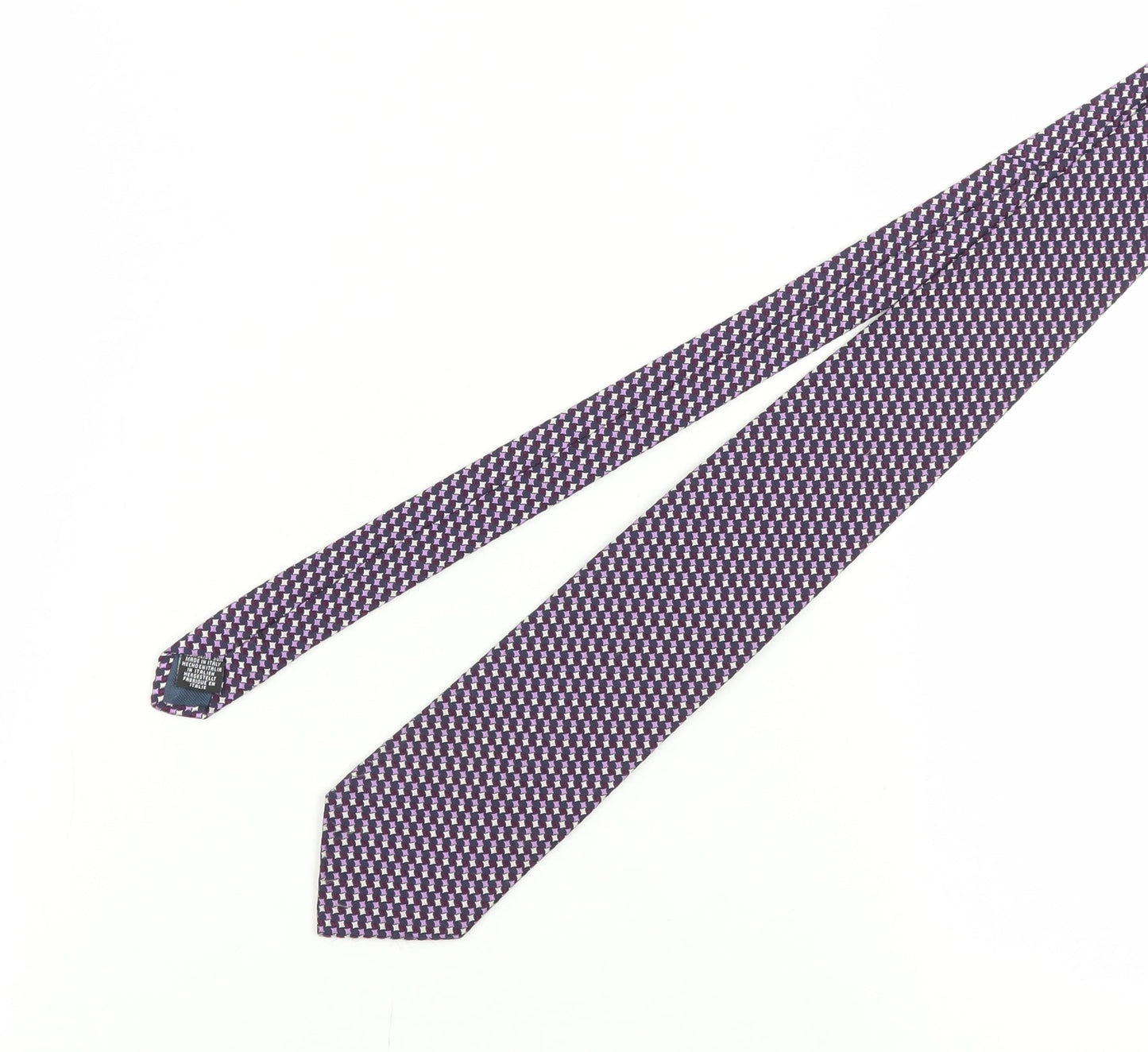 Frangi TieRack Men's Purple Geometric Tie