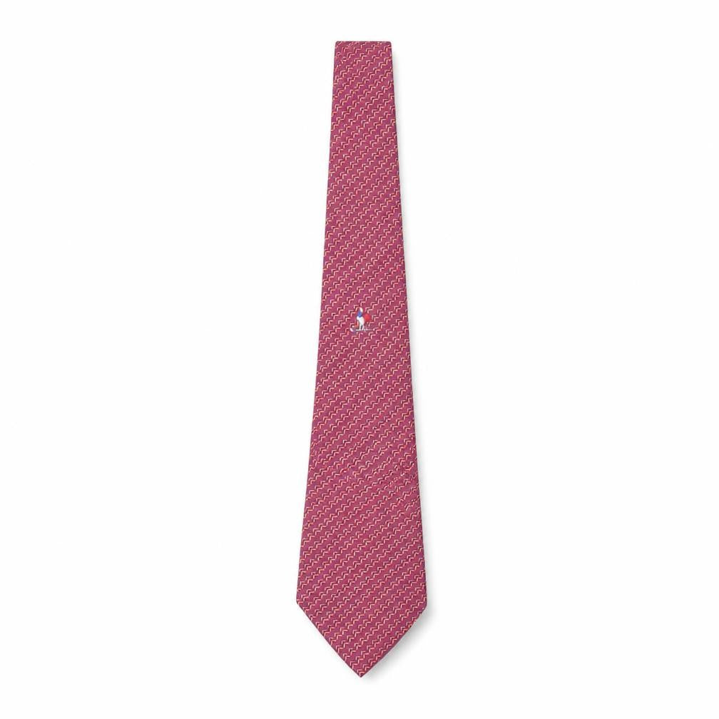 Fédération Française Multicoloured Silk Men's Tie