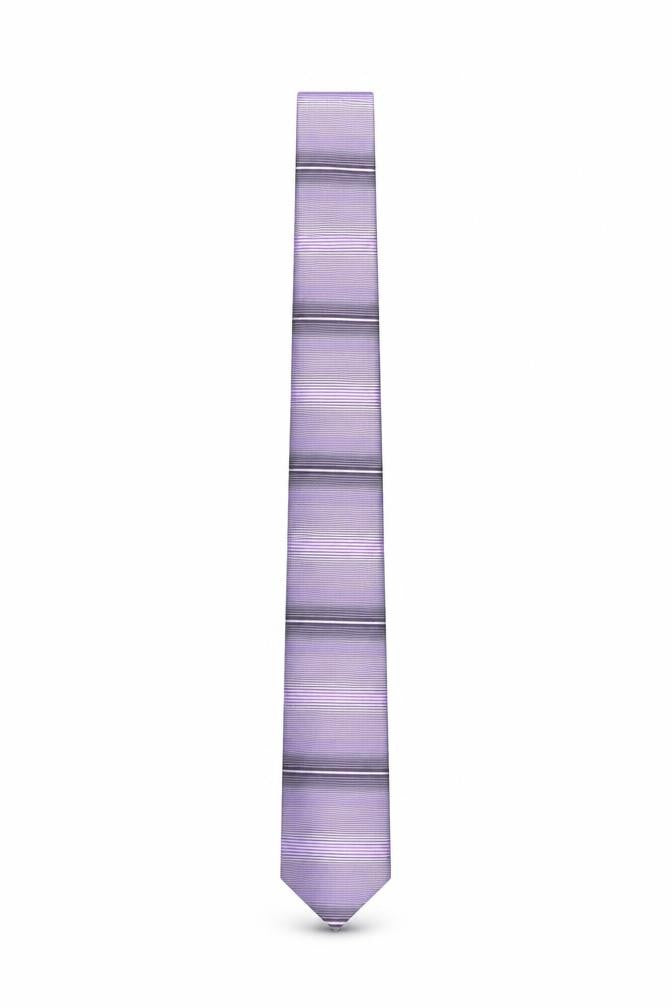 Tie Rack Men's Purple Striped Pointed Tie