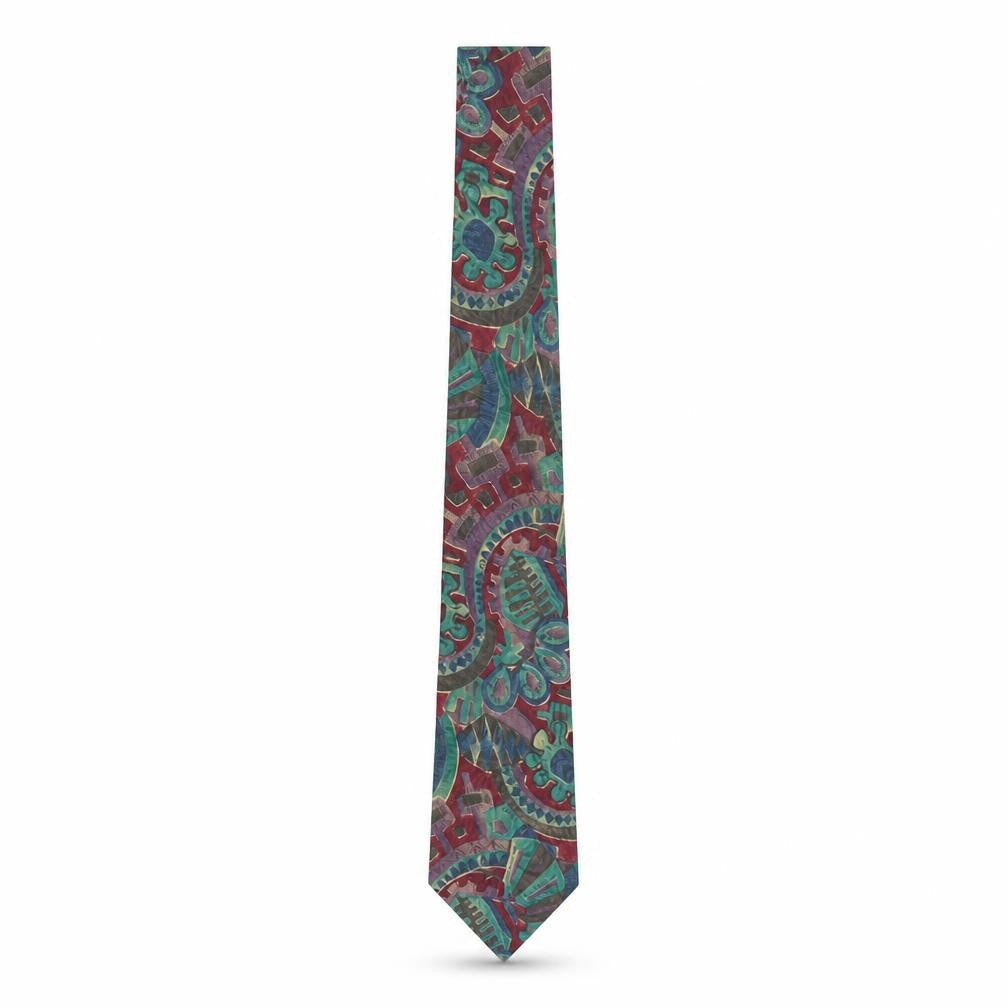 Woods & Gray Men's Multicoloured Geometric Tie