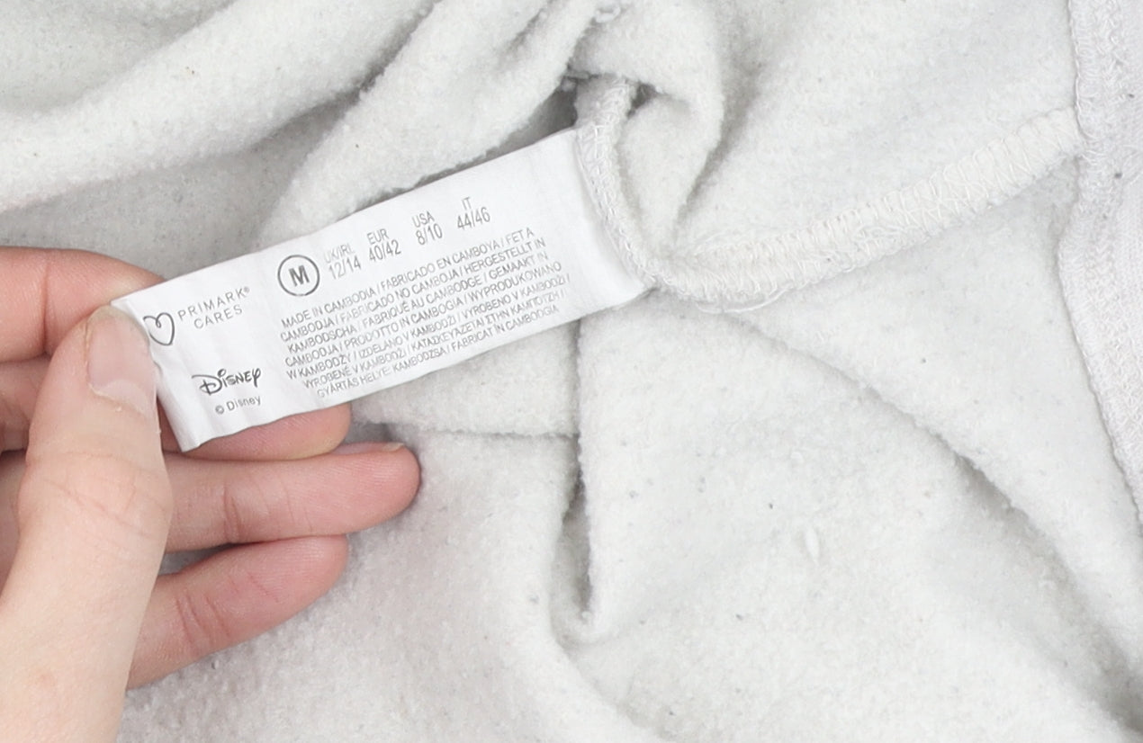 Disney Women's Ivory Pullover Sweatshirt Size 12