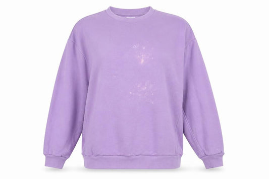 Womens UK S Relaxed adidas Purple Pullover Sweatshirt