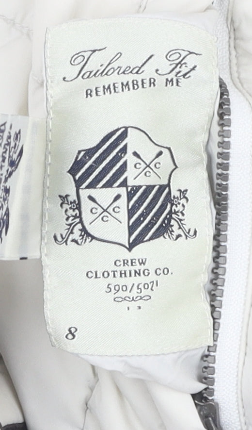 Crew Clothing Co. Brown Women's Down Waistcoat Size 8