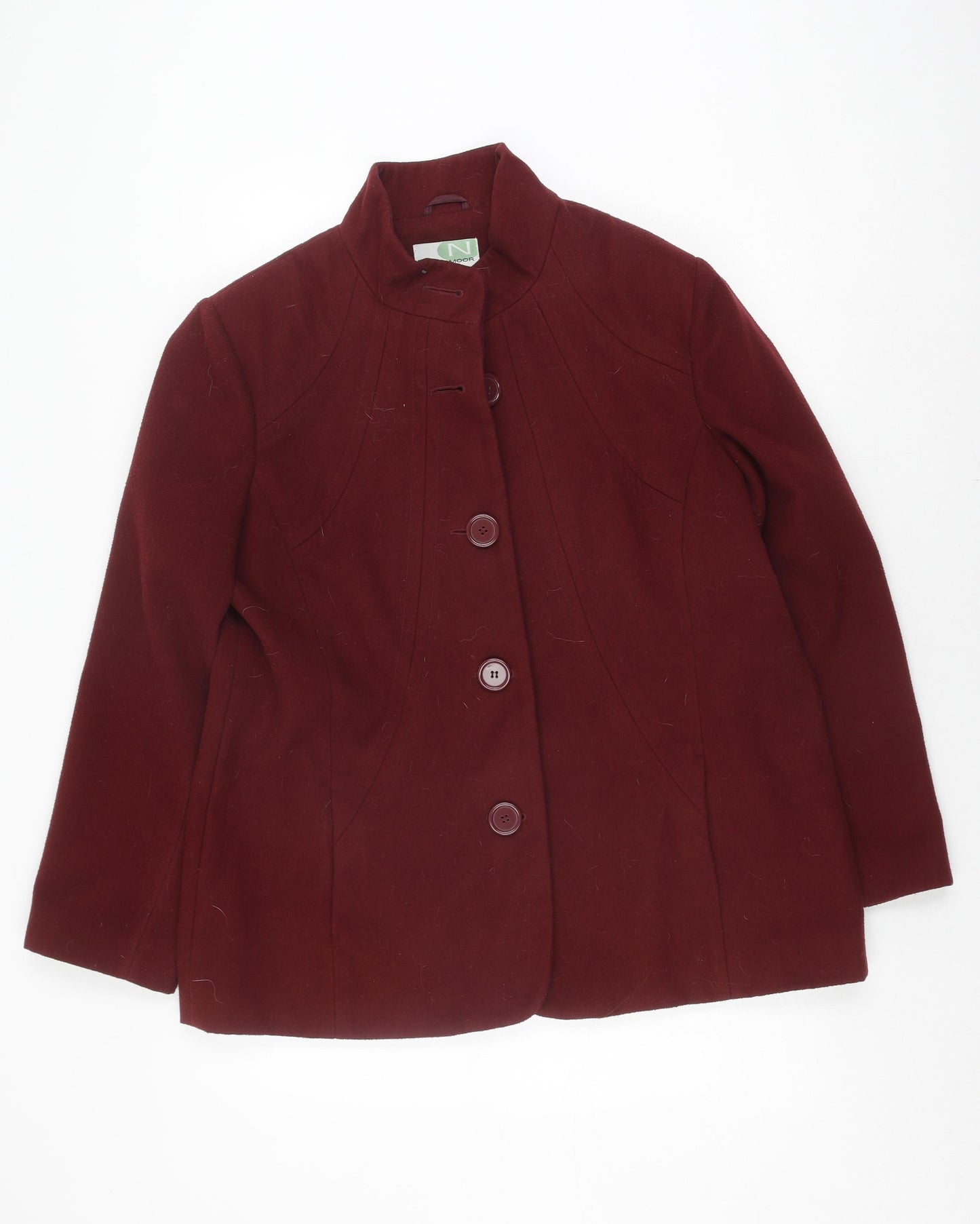 Northmoor Women's Red Mid-Length Coat Size 18