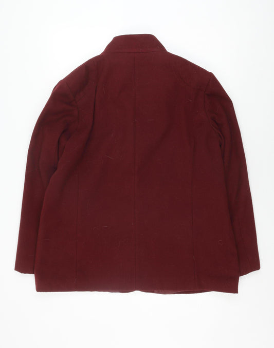 Northmoor Women's Red Mid-Length Coat Size 18