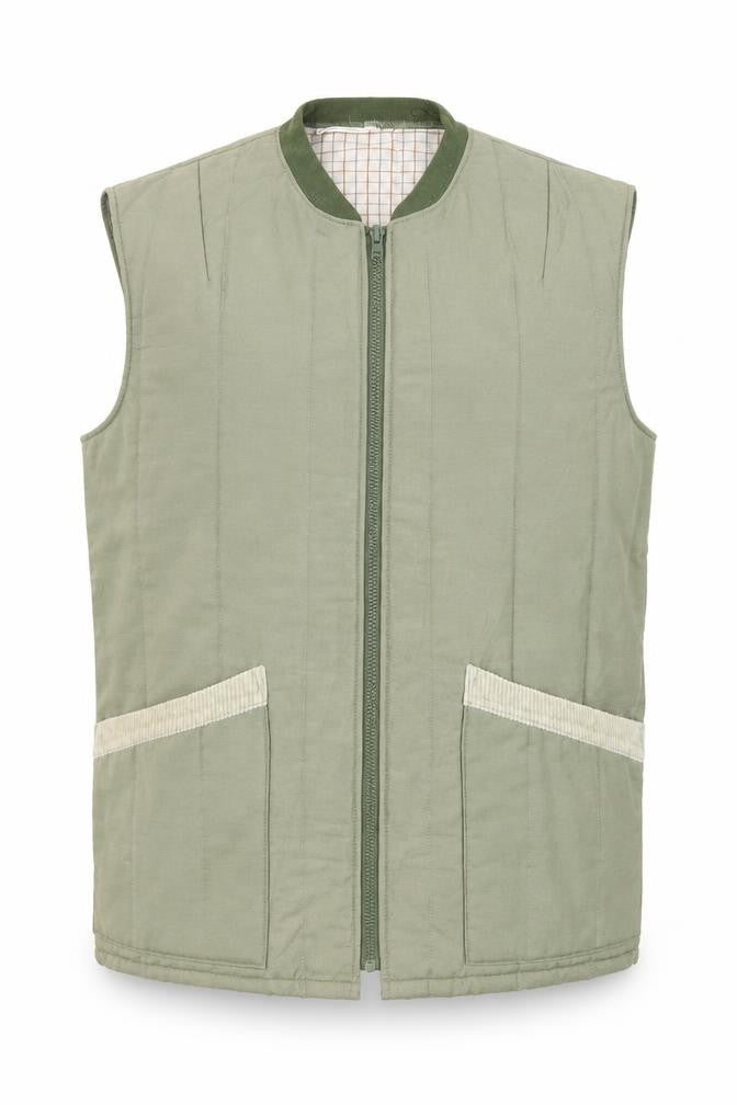 Hadrian Green Quilted Womens Waistcoat Size 12