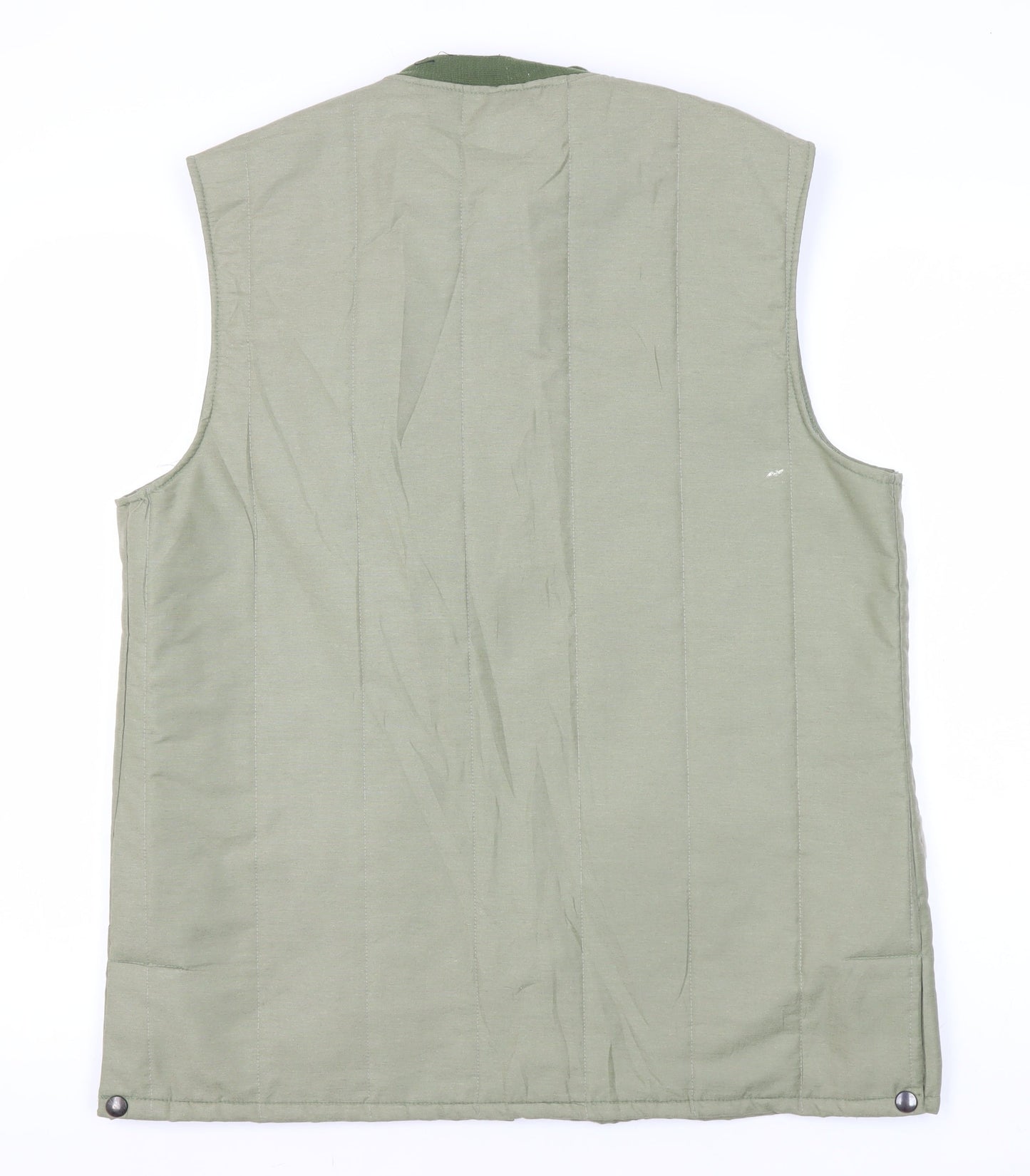 Hadrian Green Quilted Men's Waistcoat Size 12