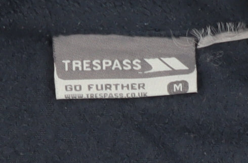 Trespass Unisex Blue Fleece Jacket, Size M, Full Zip