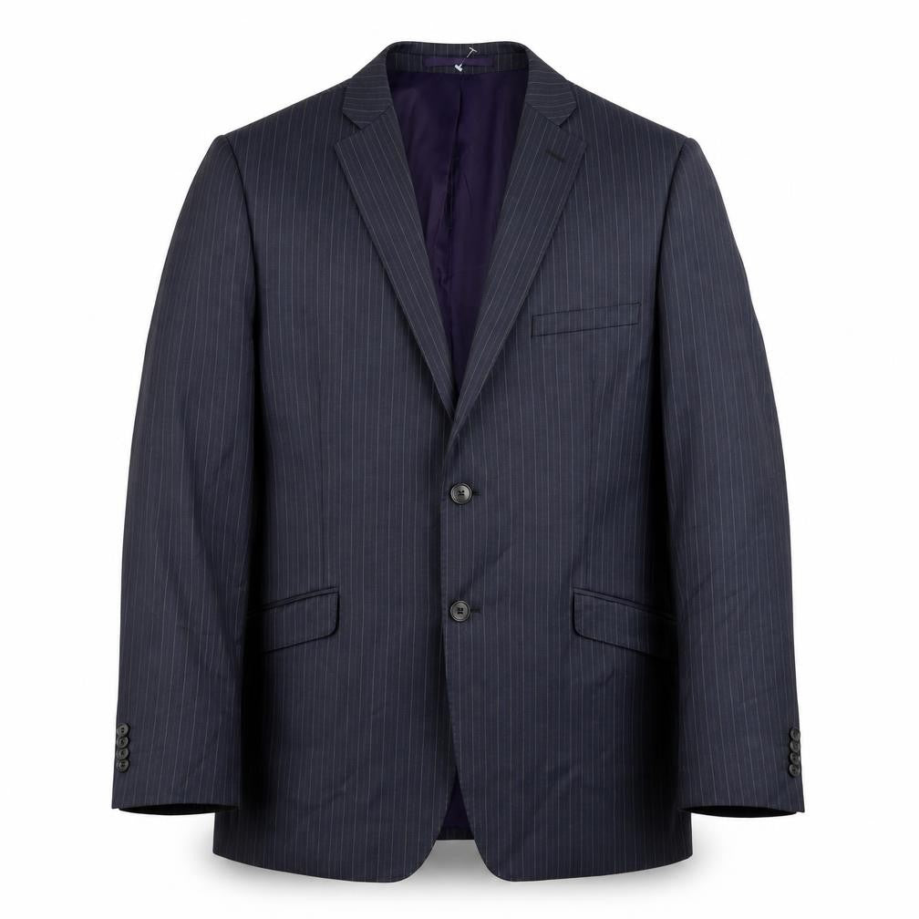 Mens 42 Chest Regular Daniel Hechter Blue Two-Button Blazer