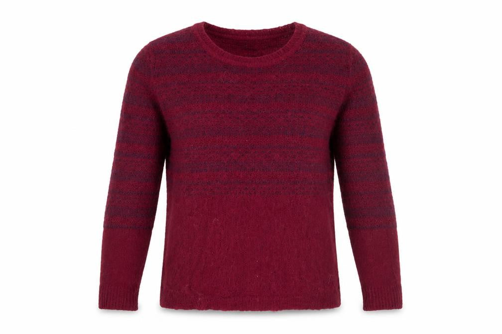Crew Clothing Womens Red Striped Pullover Jumper Size 14