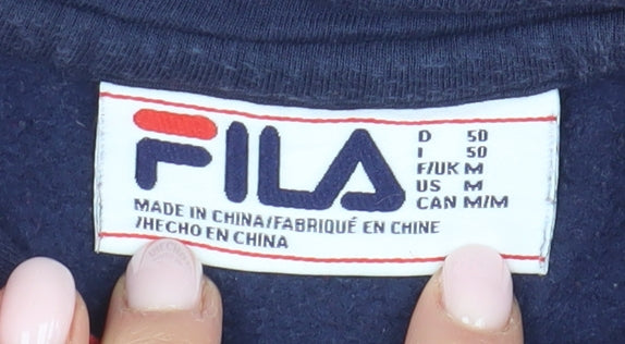 FILA Men's Multicoloured Hoodie M Pullover Graphic
