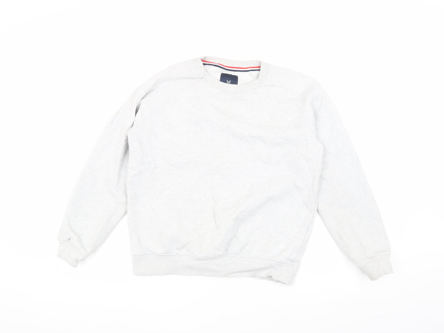 Crew Clothing Women White Pullover Sweatshirt Size 8