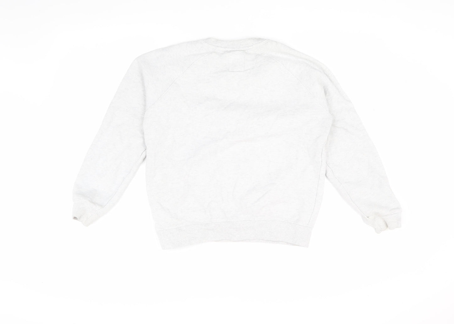 Crew Clothing Women White Pullover Sweatshirt Size 8