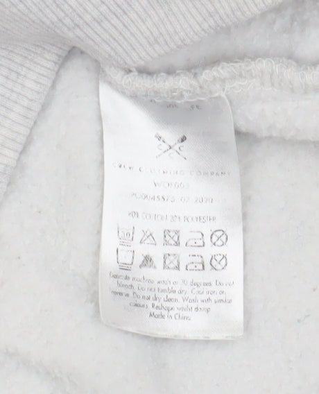 Crew Clothing Women White Pullover Sweatshirt Size 8