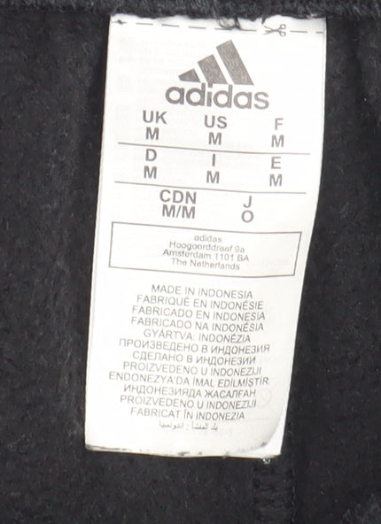 Adidas Unisex Black Jogger Trousers M with Pockets